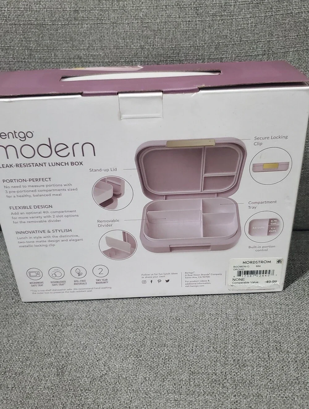 Bentgo Modern - Leak-Resistant Bento Lunch Box NIB
